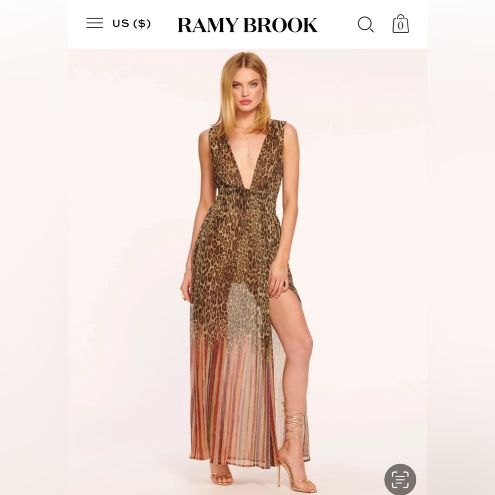 Ramy Brook Leopard Maxi dress